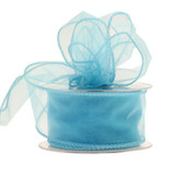 Baby Blue Organza Ribbon 50mm 