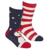 Kids 2 Pack Christmas Cosy Sock (Assorted Designs)