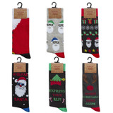Mens Christmas Design Sock (Assorted Designs)