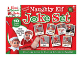 Deluxe Naughty Elf Box Of Jokes (Assorted Designs)