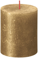 Gold Bolsius Rustic Shimmer Metallic Candle (80 x 68mm) Gold Bolsius Rustic Shimmer Metallic Candle (80 x 68mm)