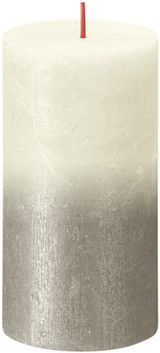 Faded Soft Pearl Bolsius Rustic Metallic Candle (130 x 68mm) Faded Soft Pearl Bolsius Rustic Metallic Candle (130 x 68mm)