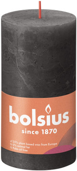 Stormy Grey Bolsius Rustic Shine Pillar Candle (130 x 68mm) Stormy Grey Bolsius Rustic Shine Pillar Candle (130 x 68mm)