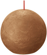 Spice Brown Bolsius Rustic Ball Candle (76mm)