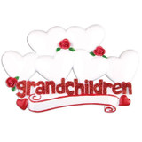 Personalised Grandchildren Table Topper (6 Hearts) Personalised Grandchildren Table Topper (6 Hearts)
