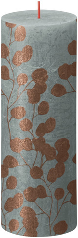 Bolsius Rustic Green Eucalyptus Silhouette Candle (190mm x 68mm) Bolsius Rustic Green Eucalyptus Silhouette Candle (190mm x 68mm)