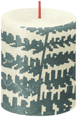 Bolsius Soft Pearl & Fern Rustic Silhouette Candle (80mm x 68mm) Bolsius Soft Pearl & Fern Rustic Silhouette Candle (80mm x 68mm)