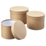 Kraft Symphony Hat Boxes (Set of 3) Kraft Symphony Hat Boxes (Set of 3)