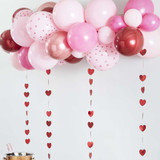 Red and Pink Balloon Garland Red and Pink Balloon Garland