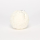 White Fur With Glitter Ball (100mm) White Fur With Glitter Ball (100mm)