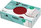 100 Bolsius Professional Tapered Candles - Wine Red (240mm/23mm 100 Bolsius Professional Tapered Candles - Wine Red (240mm/23mm