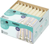45 Bolsius Professional Bistro Candles - Ivory (180mm/21.3mm) 45 Bolsius Professional Bistro Candles - Ivory (180mm/21.3mm)