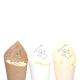 Personalised Love Birds Confetti Cones (x10)