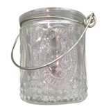 Vintage Hanging Votive - Clear (6x8cm)