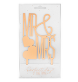Gold Mr & Mrs Cake Topper Gold Mr & Mrs Cake Topper