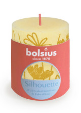 Butter Yellow Bolsius Rustic Silhouette Pillar Candle (80 x 68mm) Butter Yellow Bolsius Rustic Silhouette Pillar Candle (80 x 68mm)
