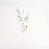 Winter Wonderland Velvet Deer Hanging Decoration (H22cm) Winter Wonderland Velvet Deer Hanging Decoration (H22cm)