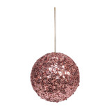 Pretty in Pink Glitter Bauble (Dia12cm) Pretty in Pink Glitter Bauble (Dia12cm)