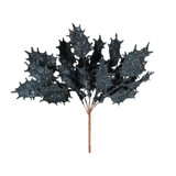 Navy Glitter Holly Pick (H20cm) Navy Glitter Holly Pick (H20cm)