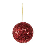 Red Glitter Bauble (Dia12cm) Red Glitter Bauble (Dia12cm)