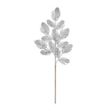 Silver Glitter Feather Spray (H70cm) Silver Glitter Feather Spray (H70cm)