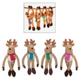 28cm Plush Handing Reindeer (Assorted) 28cm Plush Handing Reindeer (Assorted)