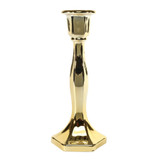 Valentia Candlestick - Electroplate Gold Glass (23cm) Valentia Candlestick - Electroplate Gold Glass (23cm)