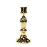 Amaya Candlestick- Electroplate Gold Glass (20cm) Amaya Candlestick- Electroplate Gold Glass (20cm)