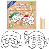 Colour Your Own Christmas Masks Colour Your Own Christmas Masks