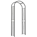 Round Top Garden Arch Round Top Garden Arch