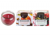 Ribbed Glass Jar Candle (2 Assorted) Ribbed Glass Jar Candle (2 Assorted)