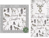 Silver Deer Christmas Crackers (Pack of 10) Silver Deer Christmas Crackers (Pack of 10)