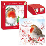 Robin Christmas Cards (Pack of 10) Robin Christmas Cards (Pack of 10)