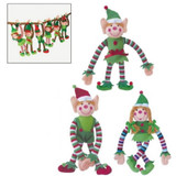 28cm Plush Hanging Elf (Assorted) 28cm Plush Hanging Elf (Assorted)