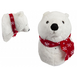 Singing Plush Polar Bear Head Singing Plush Polar Bear Head