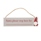 Please Stop Here Ive Been Naughty / Nice Plaque Please Stop Here Ive Been Naughty / Nice Plaque
