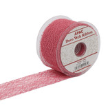 Pink Deco Web Ribbon (70mm x 20m)