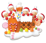 Personalised Christmas Gingerbread House (5 Faces) Personalised Christmas Gingerbread House (5 Faces)