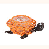 Orange / Brown Wire Turtle Planter Orange / Brown Wire Turtle Planter