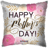 Happy Mothers Day - Pink Flower - 18 Inch 