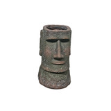 Small Bronze Moai Planter Small Bronze Moai Planter