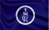 King Charles Coronation Cypher Flag (5 x3 ft) King Charles Coronation Cypher Flag (5 x3 ft)