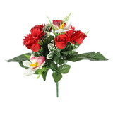 Red Pembroke Gerbera and Orchid Mixed Bunch Red Pembroke Gerbera and Orchid Mixed Bunch