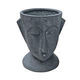 Hortus Large Grey Luna Planter