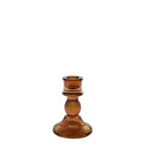 Paloma Candlestick - Mocha Glass (10.5cm) Paloma Candlestick - Mocha Glass (10.5cm)