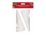 Polystyrene Cones (Pack of 2) Polystyrene Cones (Pack of 2)