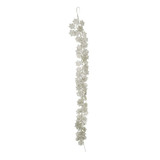 Gold Glitter Snowflake Garland (180cm) Gold Glitter Snowflake Garland (180cm)