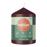 Bolsius Velvet Red Essential Pillar Candle (80mm x 58mm) 