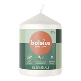 Bolsius Cloudy White Essential Pillar Candle (80mm x 58mm) Bolsius Cloudy White Essential Pillar Candle (80mm x 58mm)