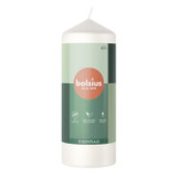 Bolsius Cloudy White Essential Pillar Candle (150mm x 58mm) 